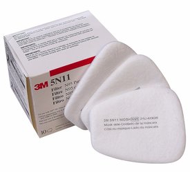 3M 5N11 Filtro para partículas para pintura base agua N95