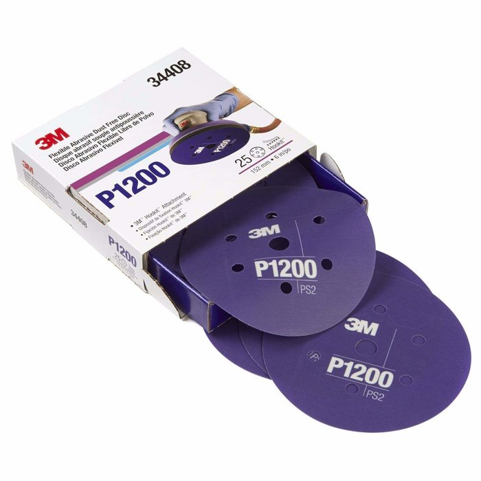 3M 34408 Disco Abrasivo Flexible 6" P1200