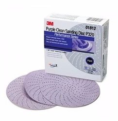 3M 1812 Disco Hookit Clean sanding , 282 perforaciones , P320