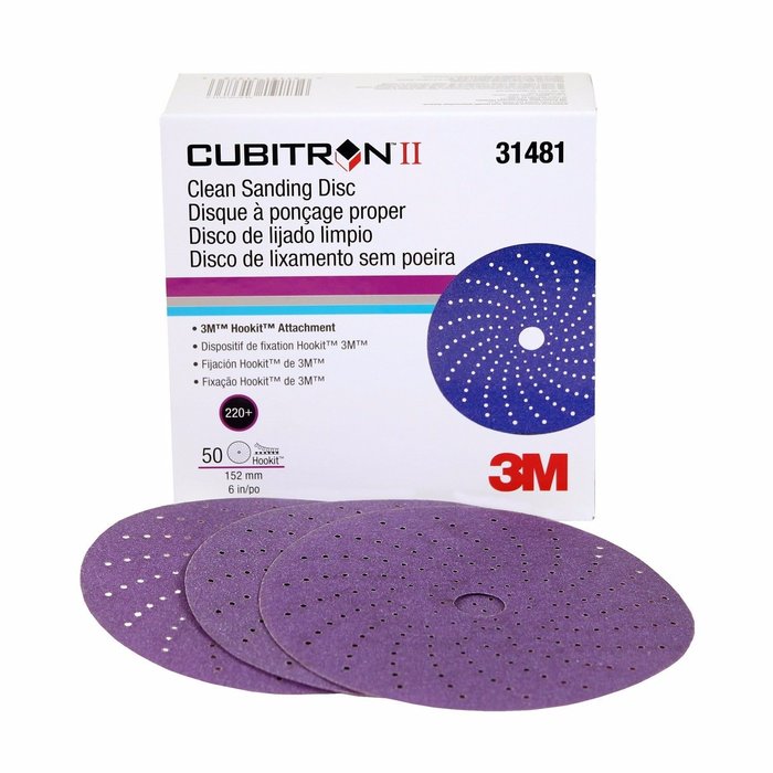 3M 31481 Disco Hookit Cubitron II , 282 perforaciones , G220+