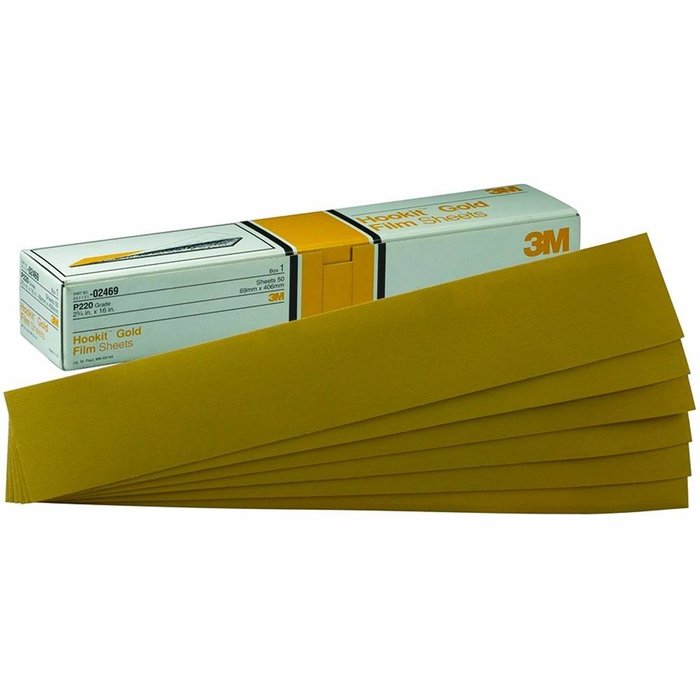 3M 2469 Tira Gold P220 (Subempaque c/50)