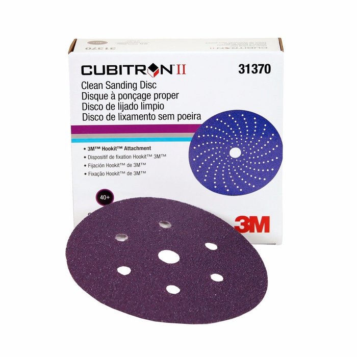 3M 31370 Disco Hookit Cubitron II 6" G40+