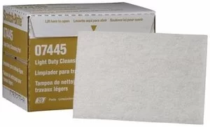 3M 7445 Almohadilla Scotch Brite Blanca