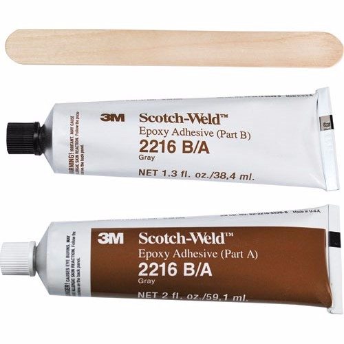 3M 2216 B/A, Transl Epoxy Adh 2 Oz Tube Kit