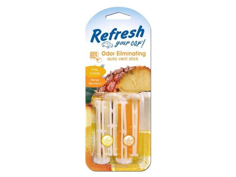 9581 Refresh Your Car® Vent Sticks Piña Colada/Mango mandarina