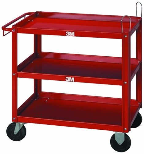 3M 2510 Carrito organizador metalico rojo