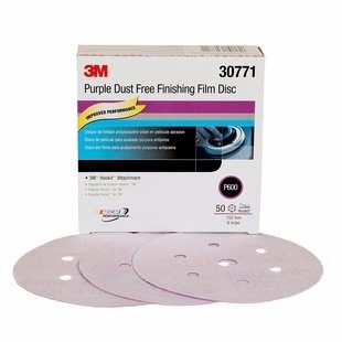 3M 30771 Disco Hookit 260L, 7 Perforaciones, P600