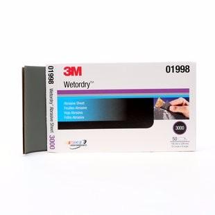 3M 1998 Imperial Wetordry 5.5" x 9" P3000 (1/2 Hoja)